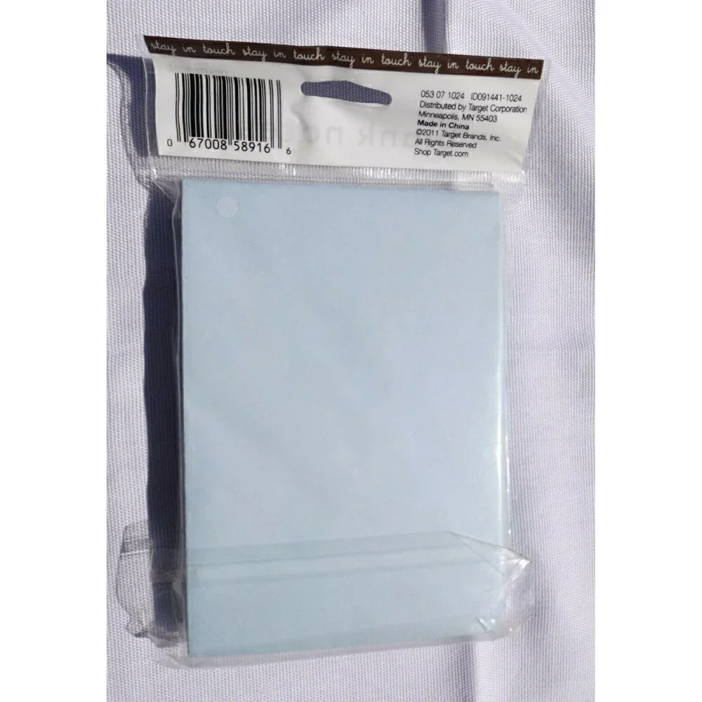 Note Cards - Thank You and blank new in package, three designs New